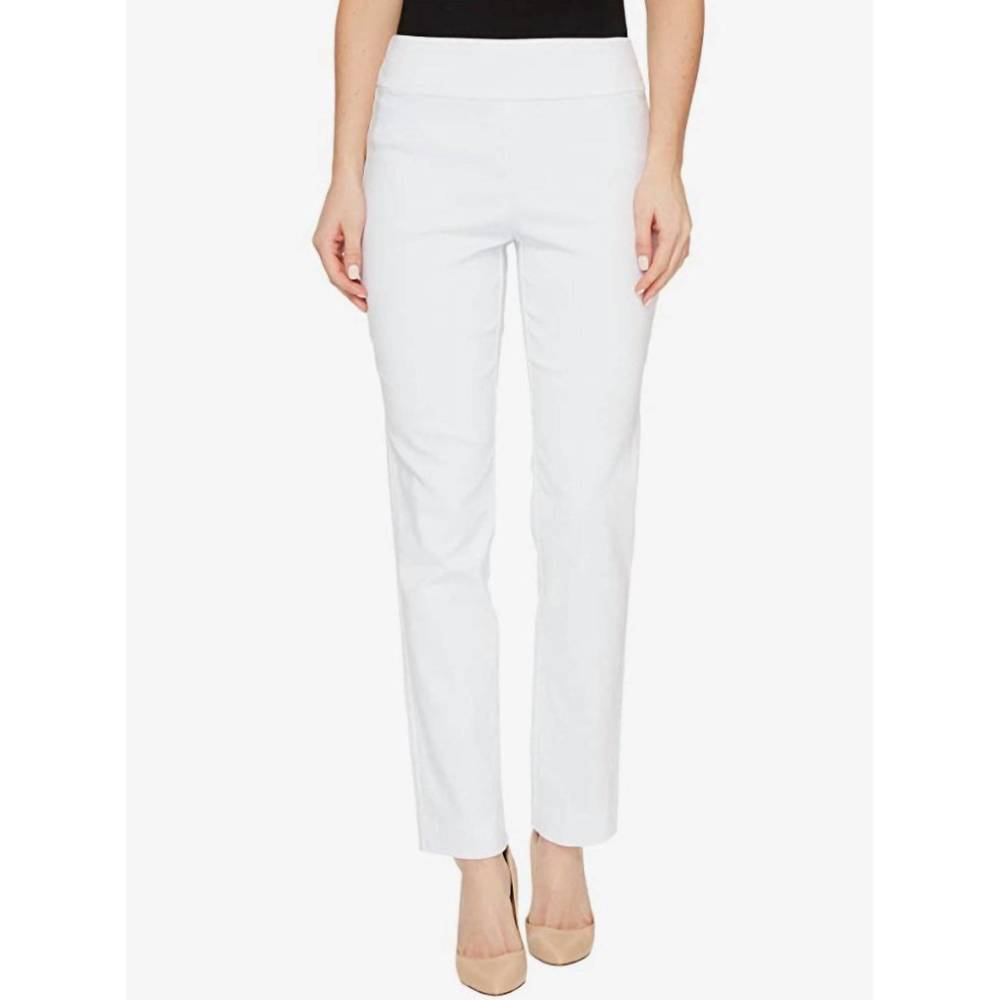 NEW KRAZY LARRY microfiber crop pant in white